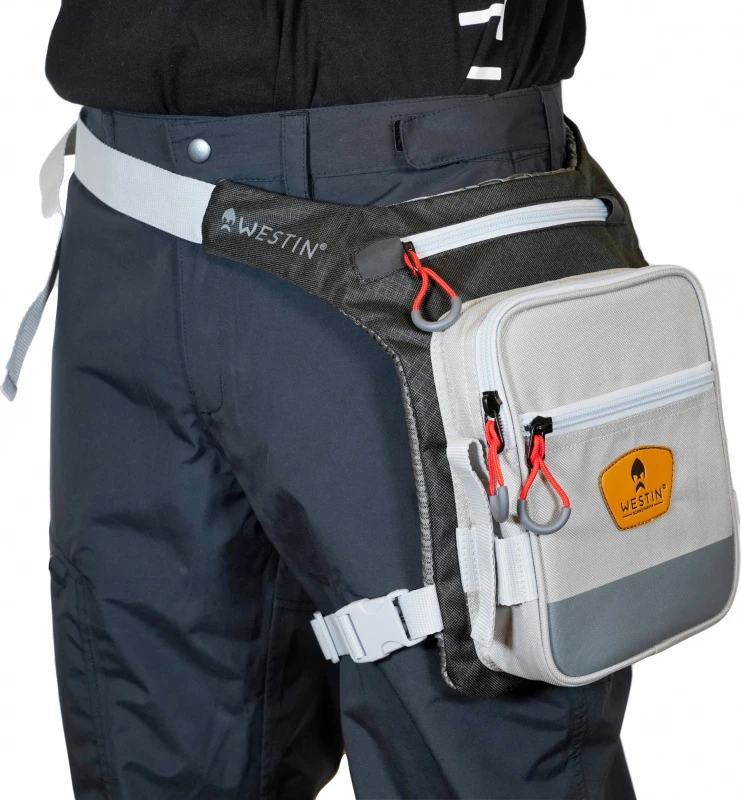 Westin W3 Leg Bag Medium Grey/Black 2 Westin W3 Leg Bag Medium Grey/Black - Image 2