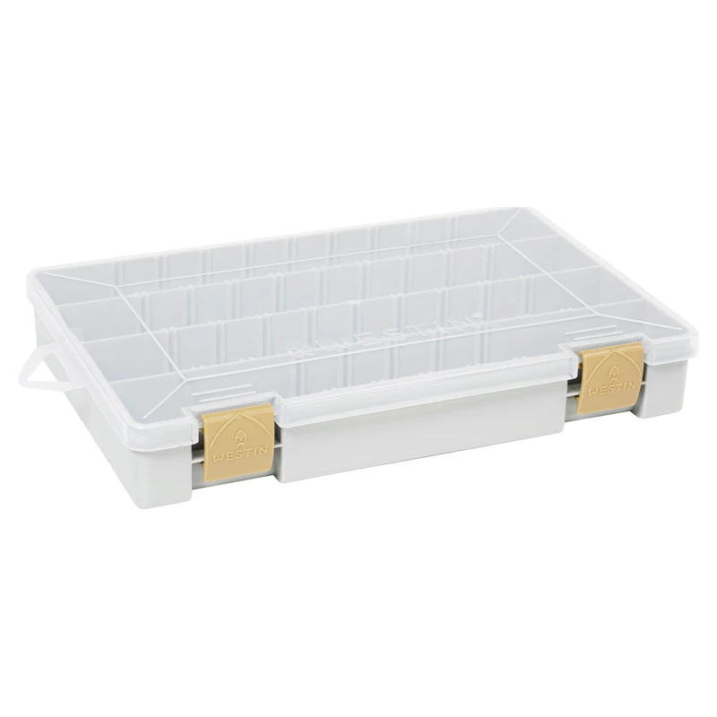 Westin W3 Tackle Box 27,5x18,5x4,5cm Grey/Clear 1 Westin W3 Tackle Box 27,5x18,5x4,5cm Grey/Clear