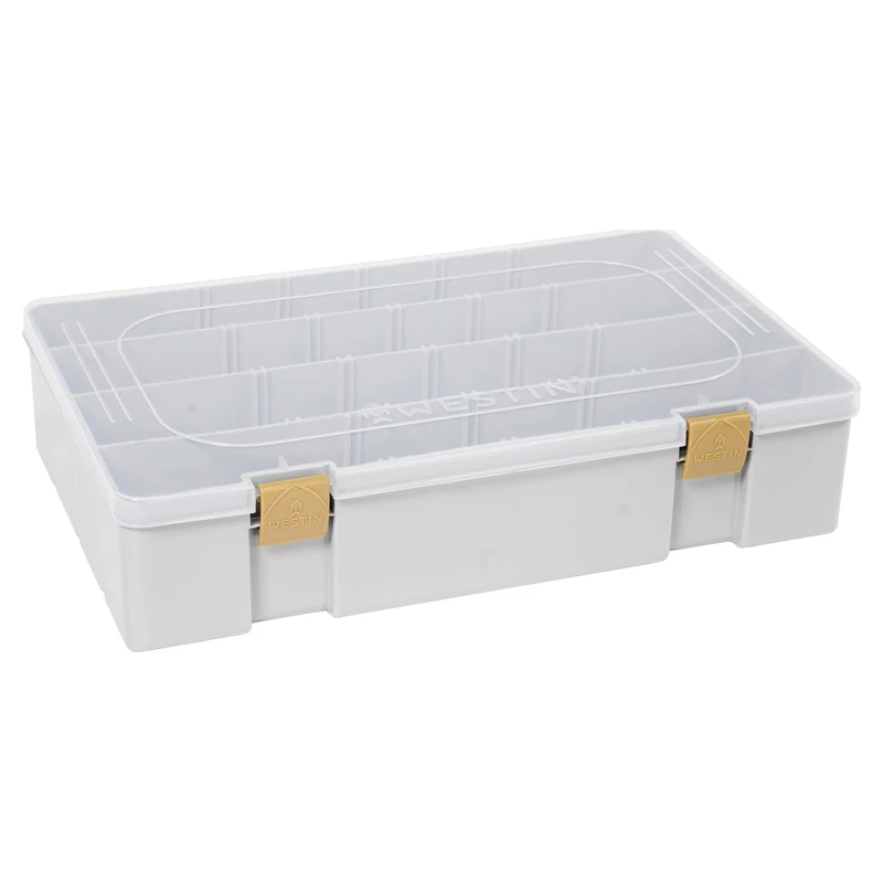 Westin W3 Tackle Box 36x22,5x8cm Grey/Clear 1 Westin W3 Tackle Box 36x22,5x8cm Grey/Clear